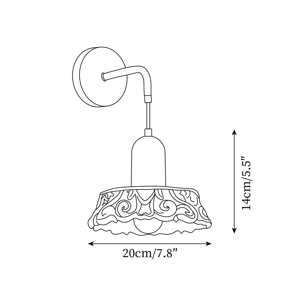 Shana Wood Wall Lamp — product view 5