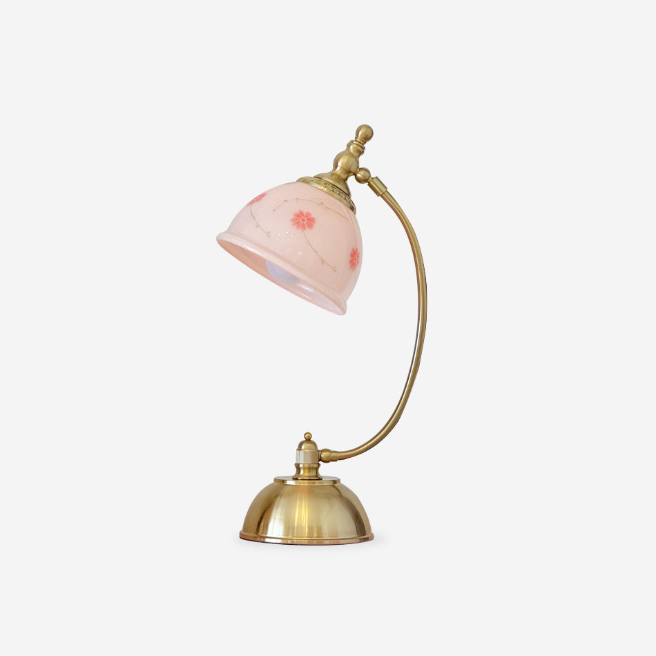 Mishya Floral Glass Table Lamp — product view 1