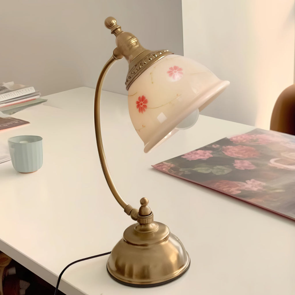 Mishya Floral Glass Table Lamp — product view 17