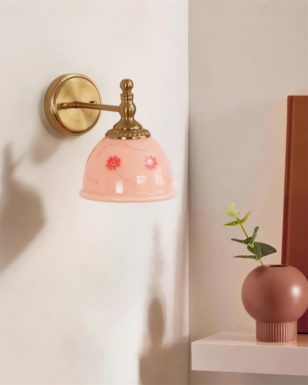 Mishya Floral Glass Wall Lamp — product view 18