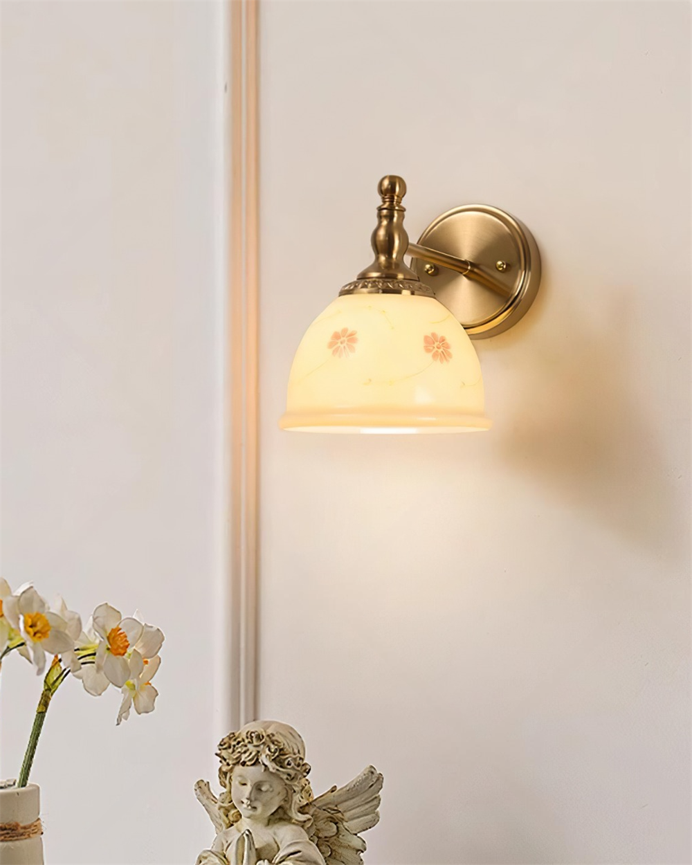 Mishya Floral Glass Wall Lamp — product view 20