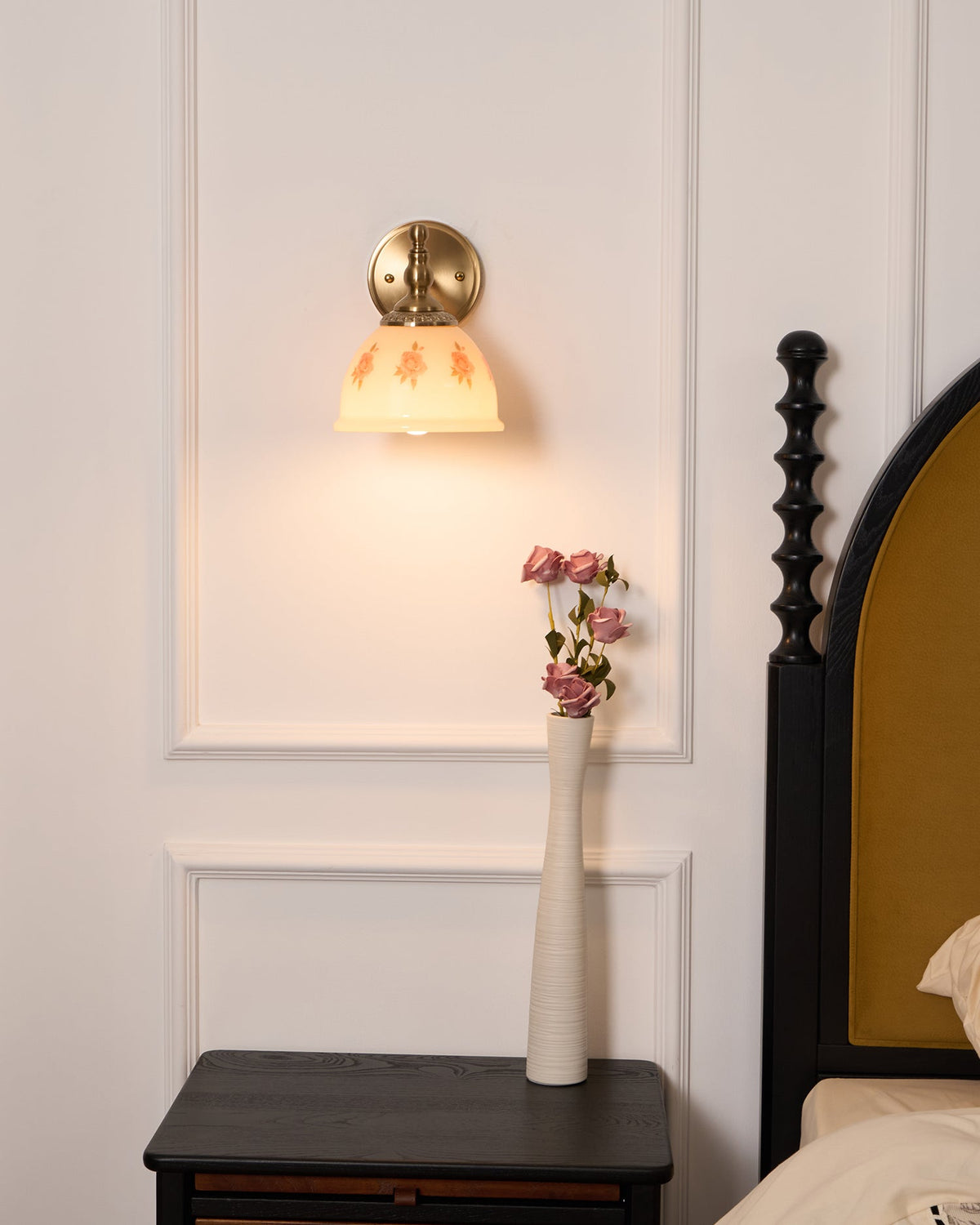 Mishya Floral Glass Wall Lamp — product view 28
