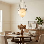 Alabaster Chain Urn Pendant Light – product view 2