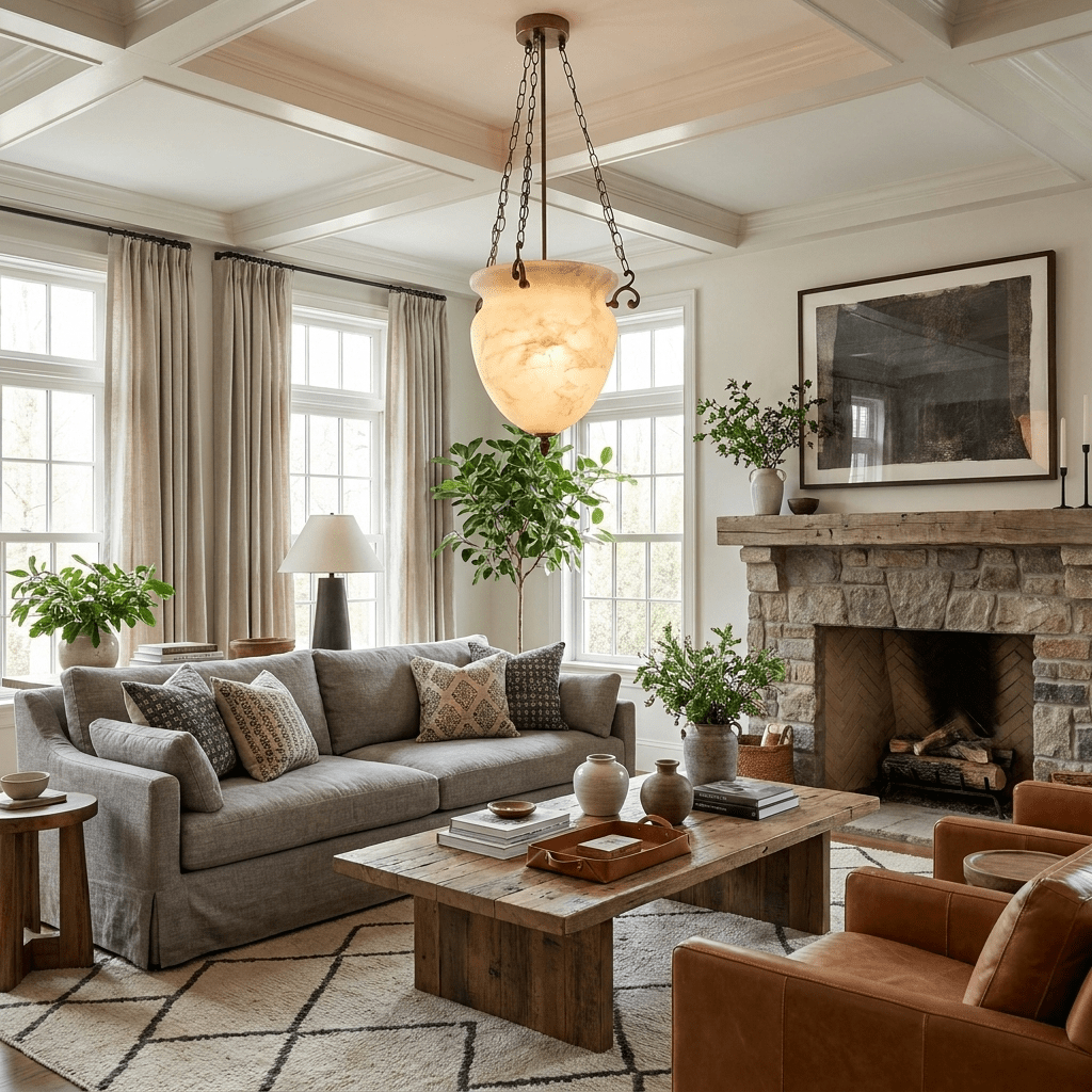 Alabaster Chain Urn Pendant Light – product view 4