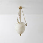 Alabaster Chain Urn Pendant Light – product view 9