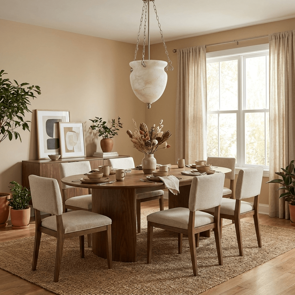 Alabaster Chain Urn Pendant Light – product view 12