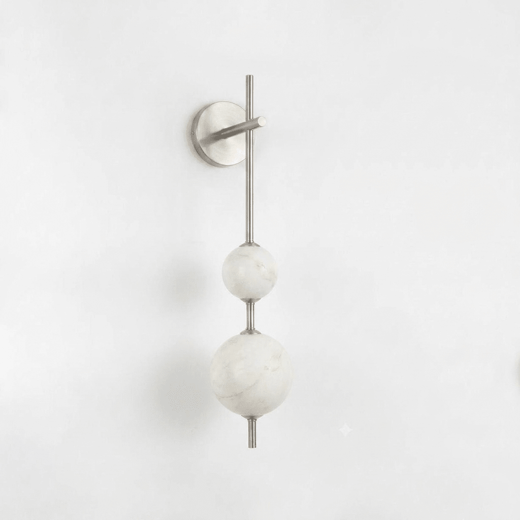 Alabaster Orb Column Wall Sconce – product view 7