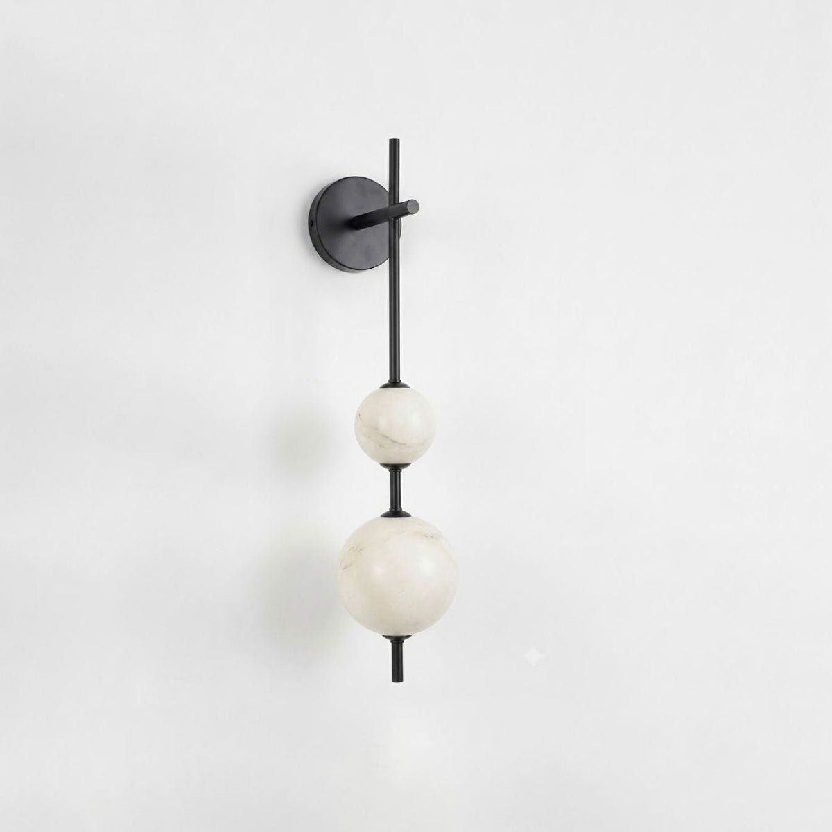 Alabaster Orb Column Wall Sconce – product view 8
