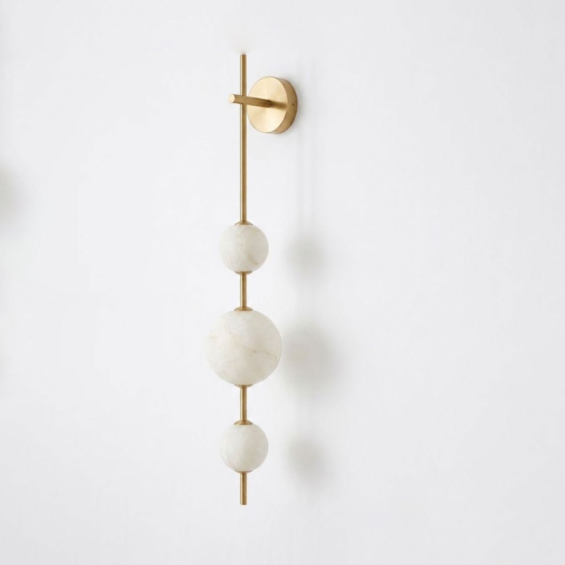 Alabaster Orb Column Wall Sconce – product view 10
