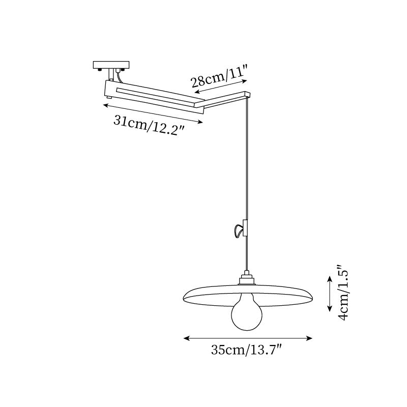 Carlyle Metal Pendant Lamp — product view 5