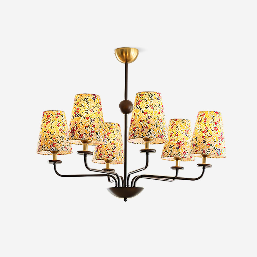 Siena Fabric Chandelier — product view 1