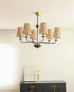 Siena Fabric Chandelier — product view 7