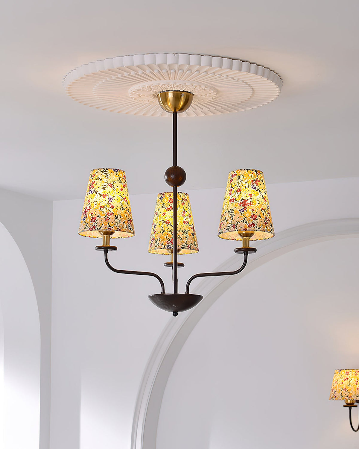 Siena Fabric Chandelier — product view 8