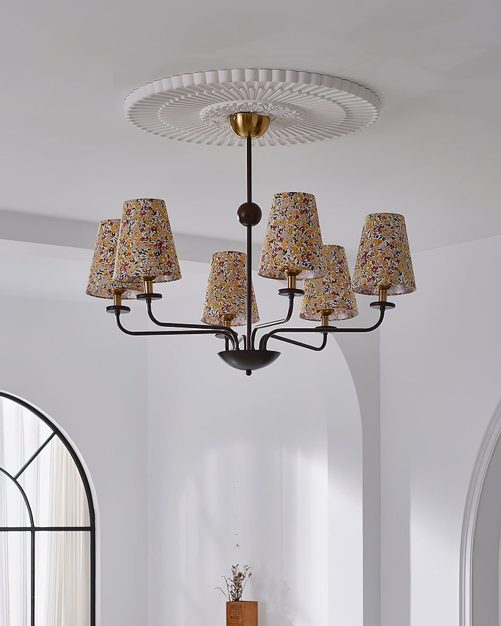 Siena Fabric Chandelier — product view 9