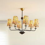 Siena Fabric Chandelier — product view 10