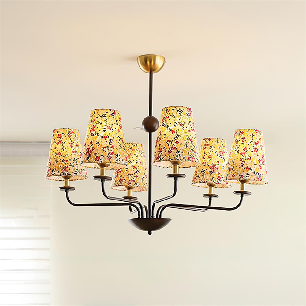 Siena Fabric Chandelier — product view 10