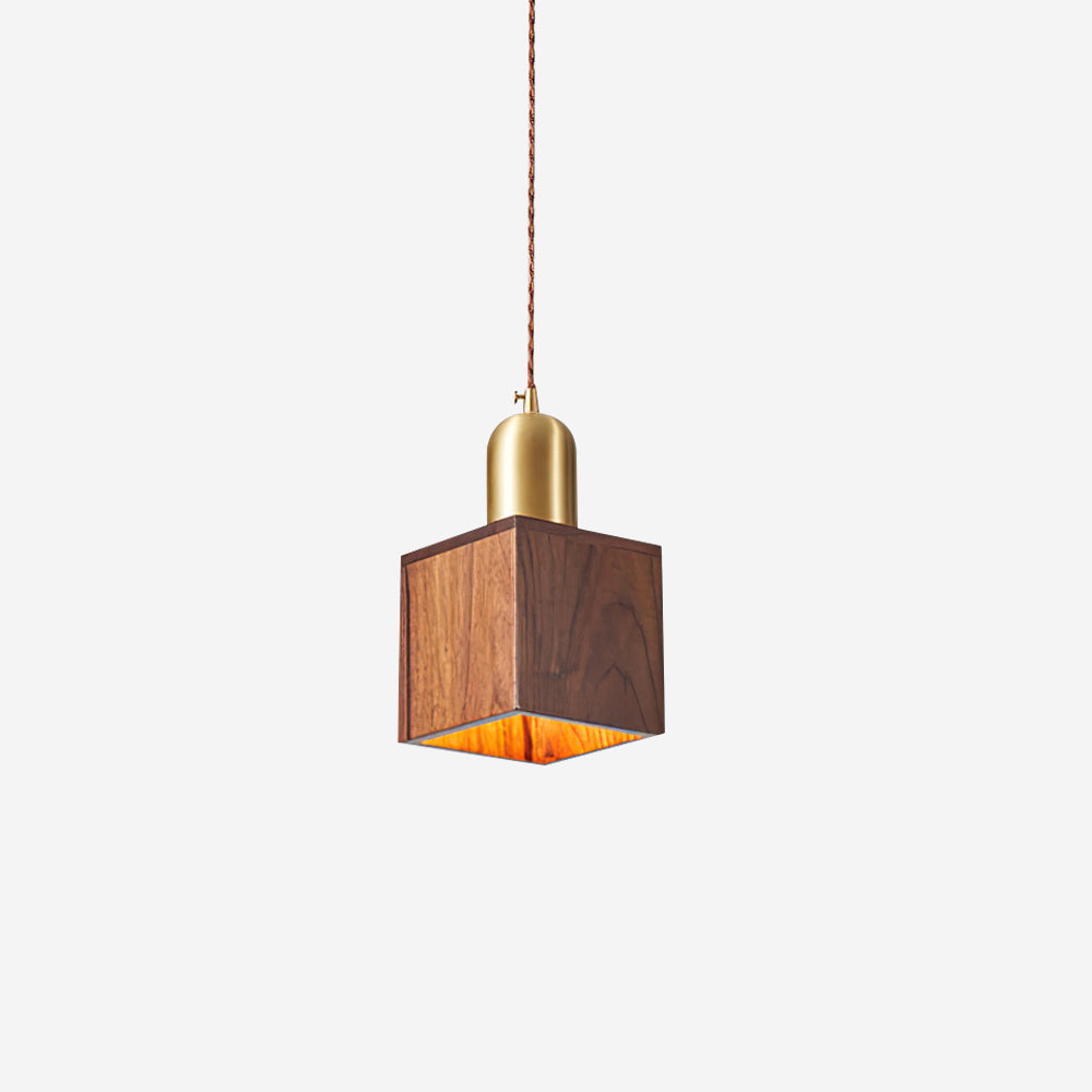 Rosie Wood Pendant Lamp — product view 1
