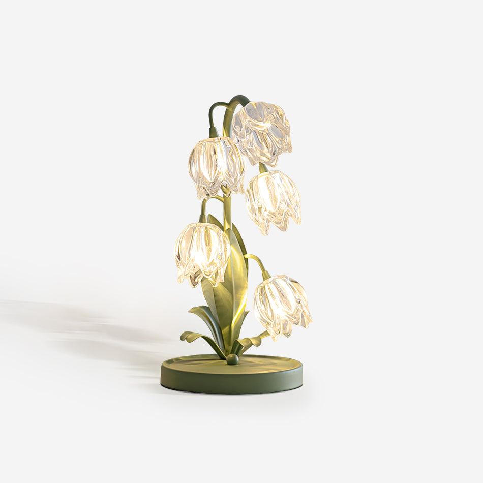 Niya Green Glass Table Lamp — product view 1