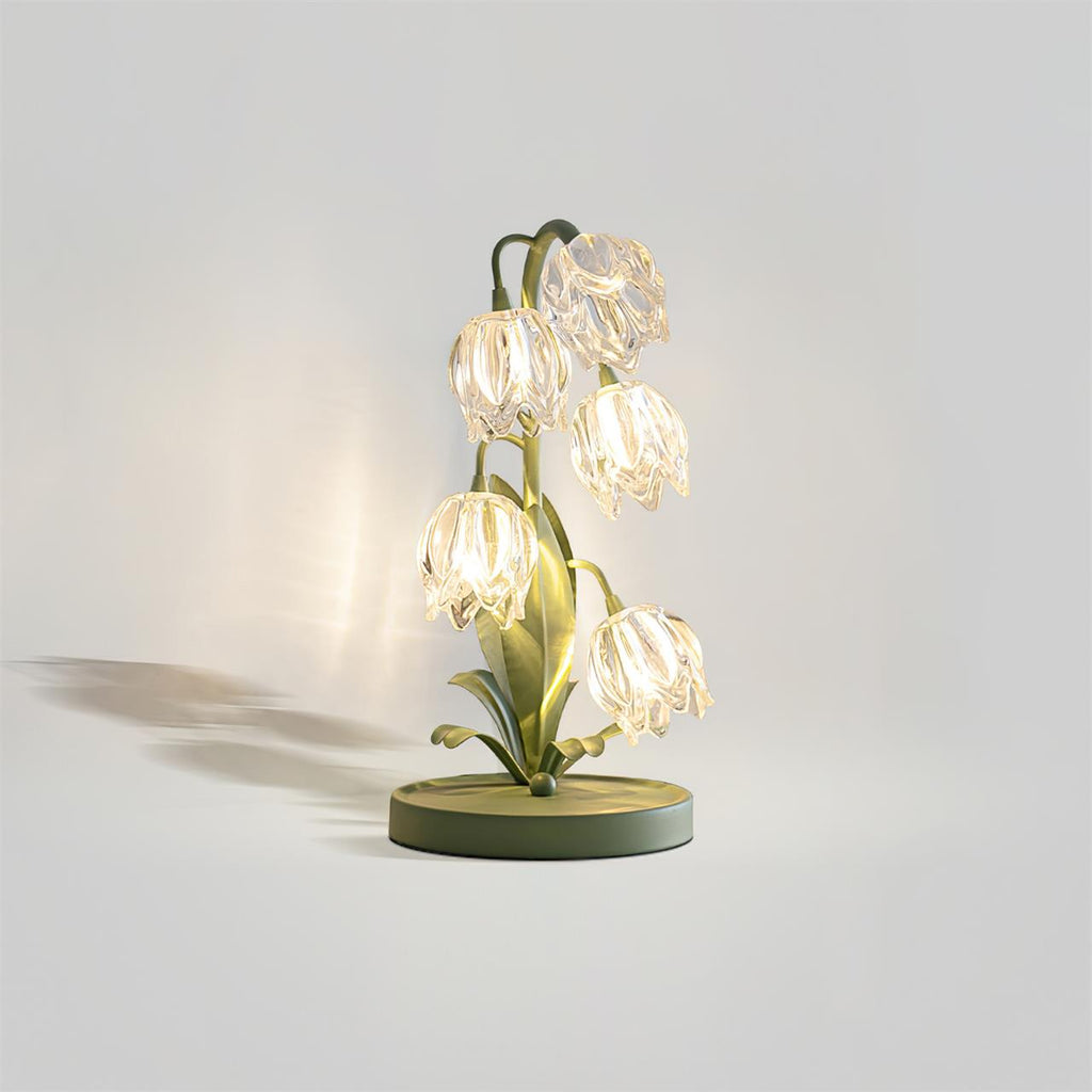 Niya Green Glass Table Lamp — product view 2