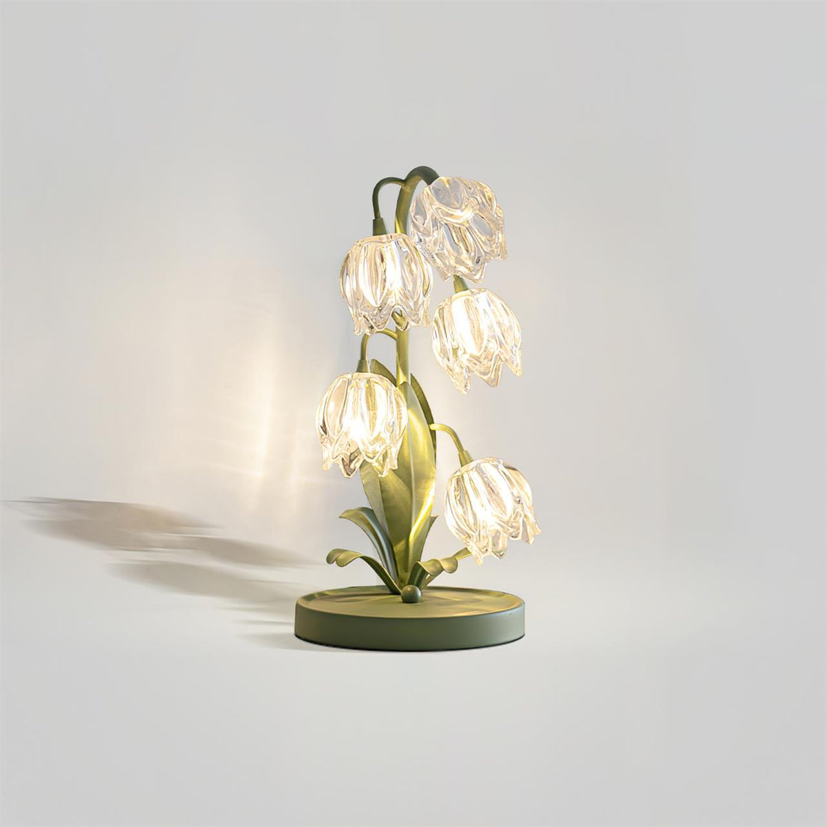 Niya Green Glass Table Lamp — product view 2