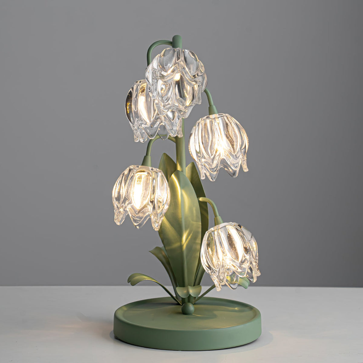 Niya Green Glass Table Lamp — product view 4