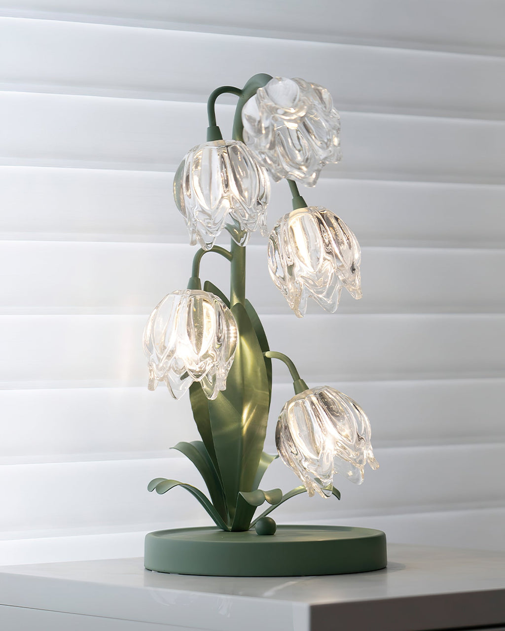 Niya Green Glass Table Lamp — product view 6