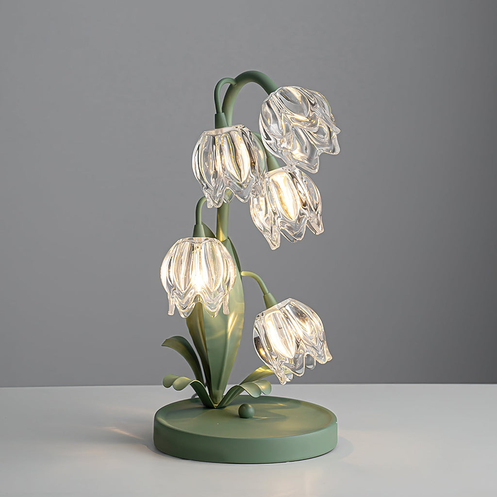 Niya Green Glass Table Lamp — product view 8