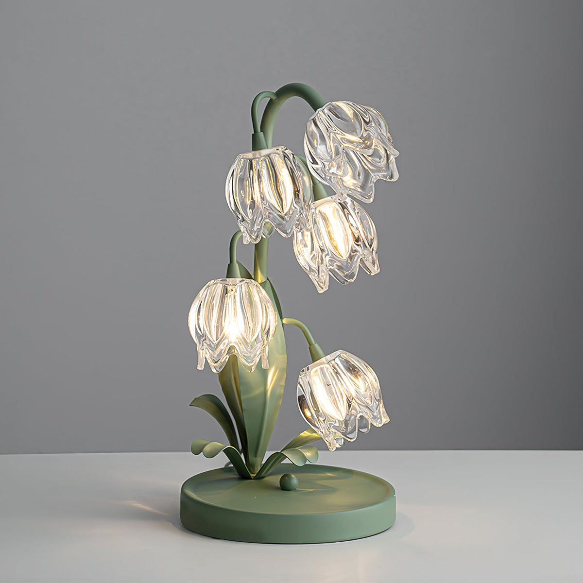 Niya Green Glass Table Lamp — product view 8