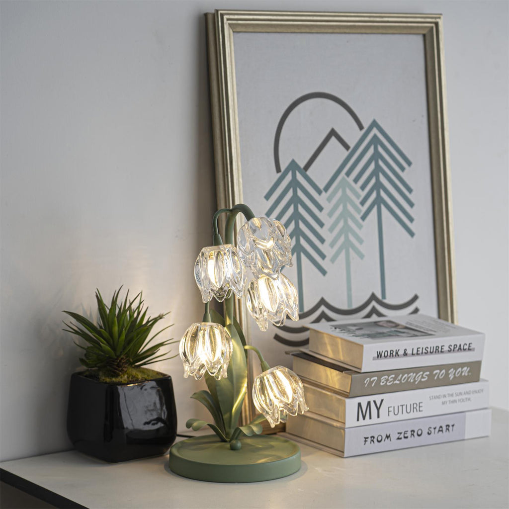 Niya Green Glass Table Lamp — product view 19