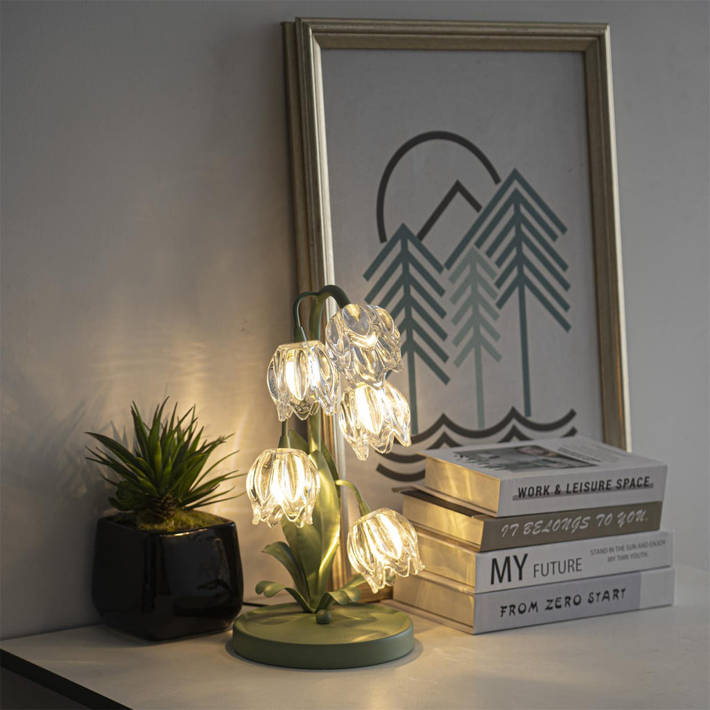 Niya Green Glass Table Lamp — product view 20