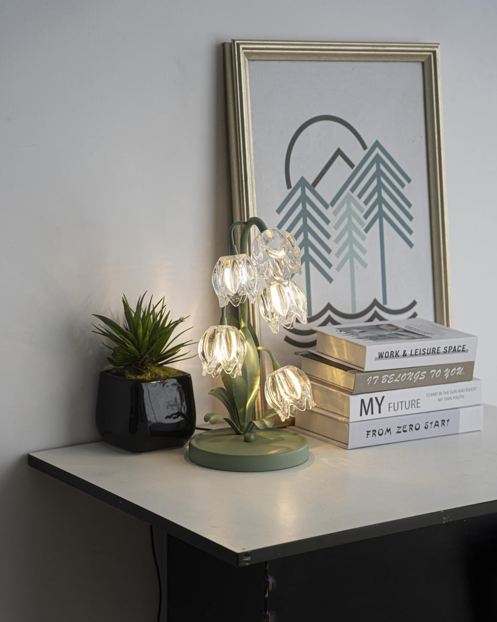Niya Green Glass Table Lamp — product view 21