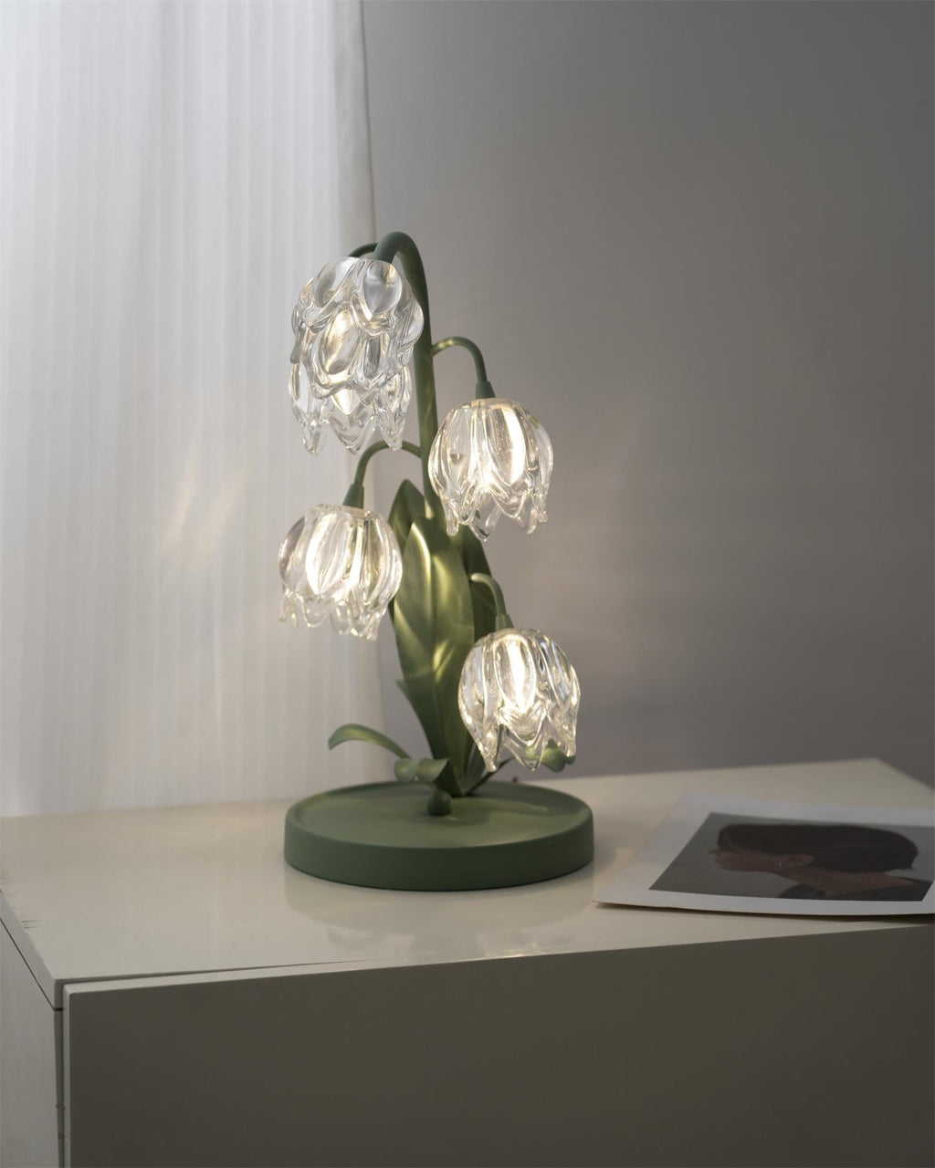 Niya Green Glass Table Lamp — product view 31