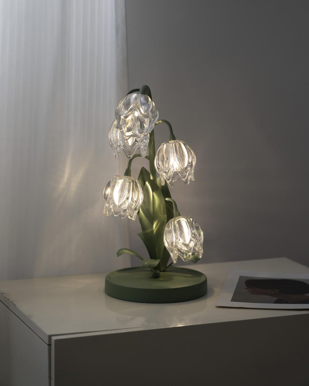 Niya Green Glass Table Lamp — product view 32