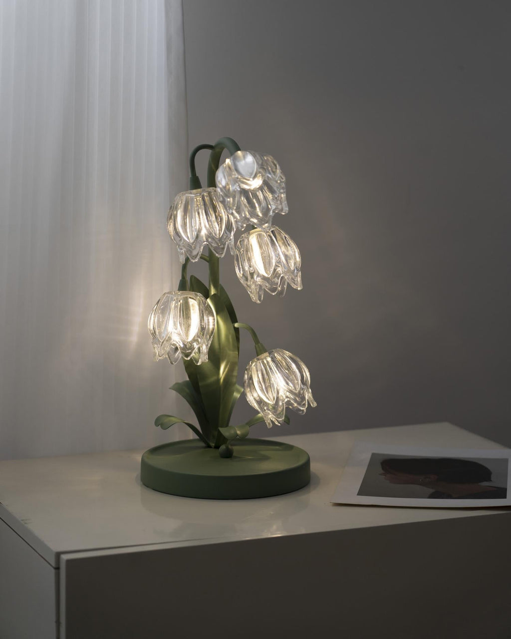 Niya Green Glass Table Lamp — product view 33