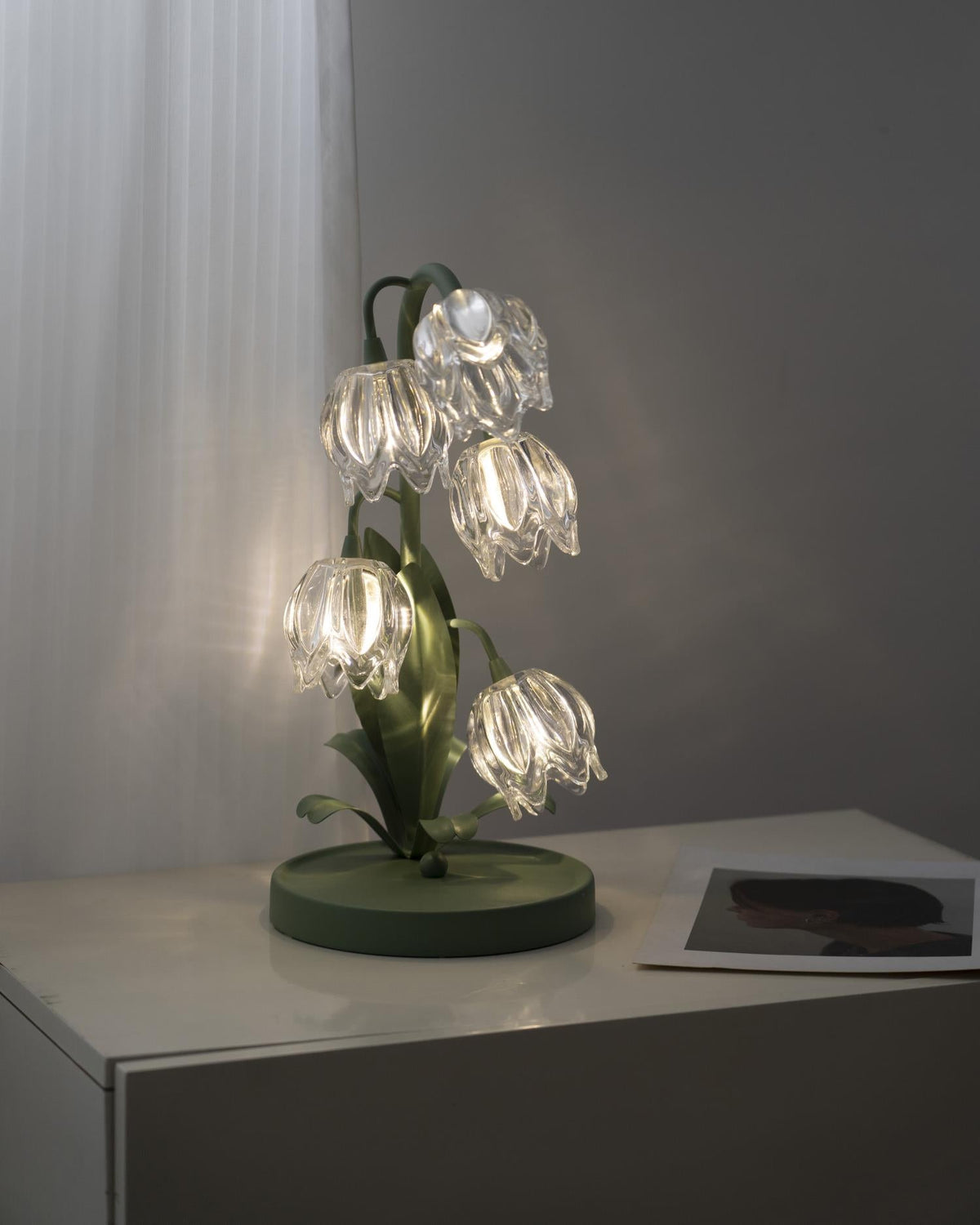 Niya Green Glass Table Lamp — product view 33