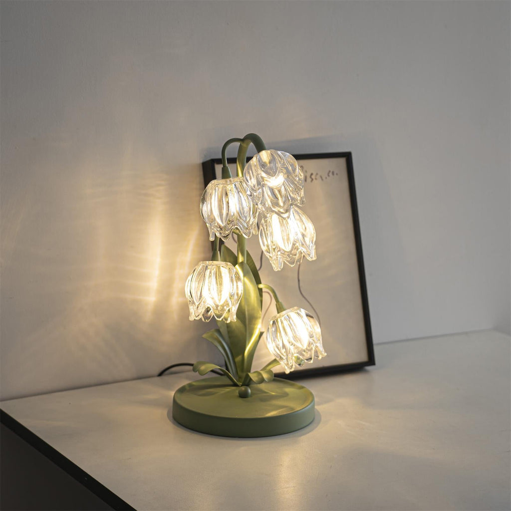 Niya Green Glass Table Lamp — product view 34