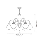 Guillerme Glass Chandelier — product view 6