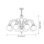 Guillerme Glass Chandelier — product view 7