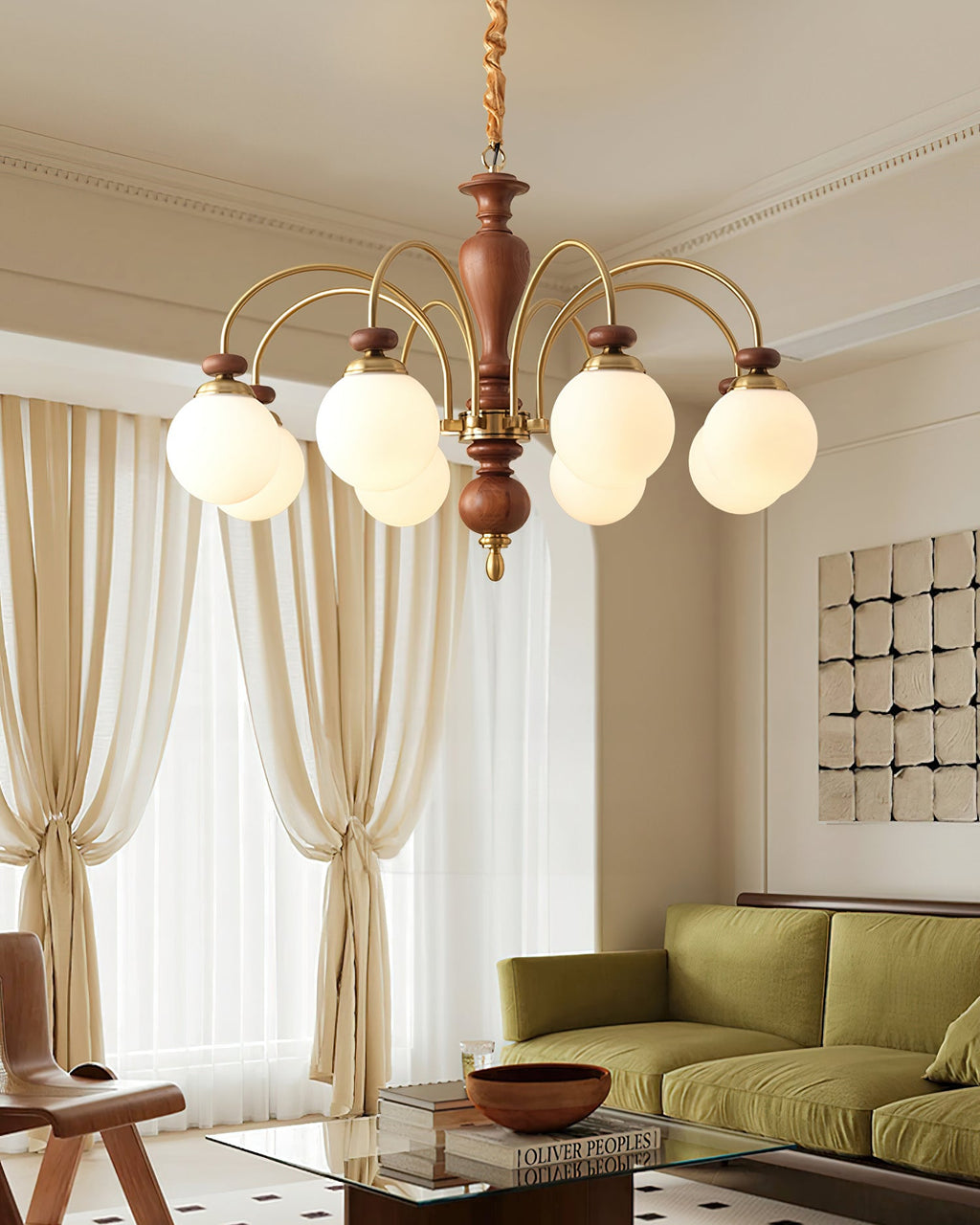 Guillerme Glass Chandelier — product view 14