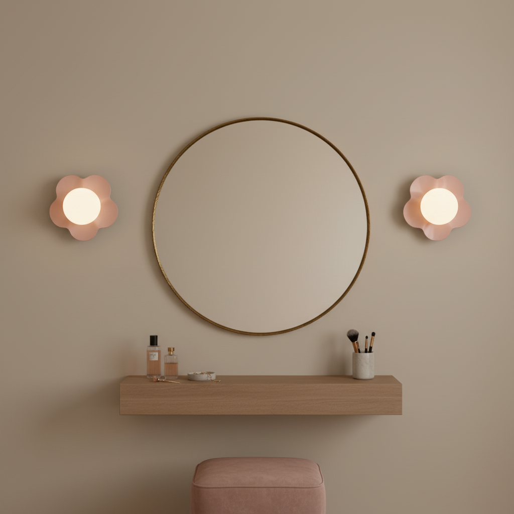 La Fleur Plug In Glass Wall Lamp — product view 6
