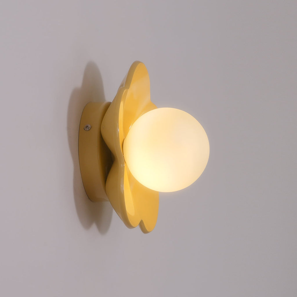 La Fleur Plug In Glass Wall Lamp — product view 12