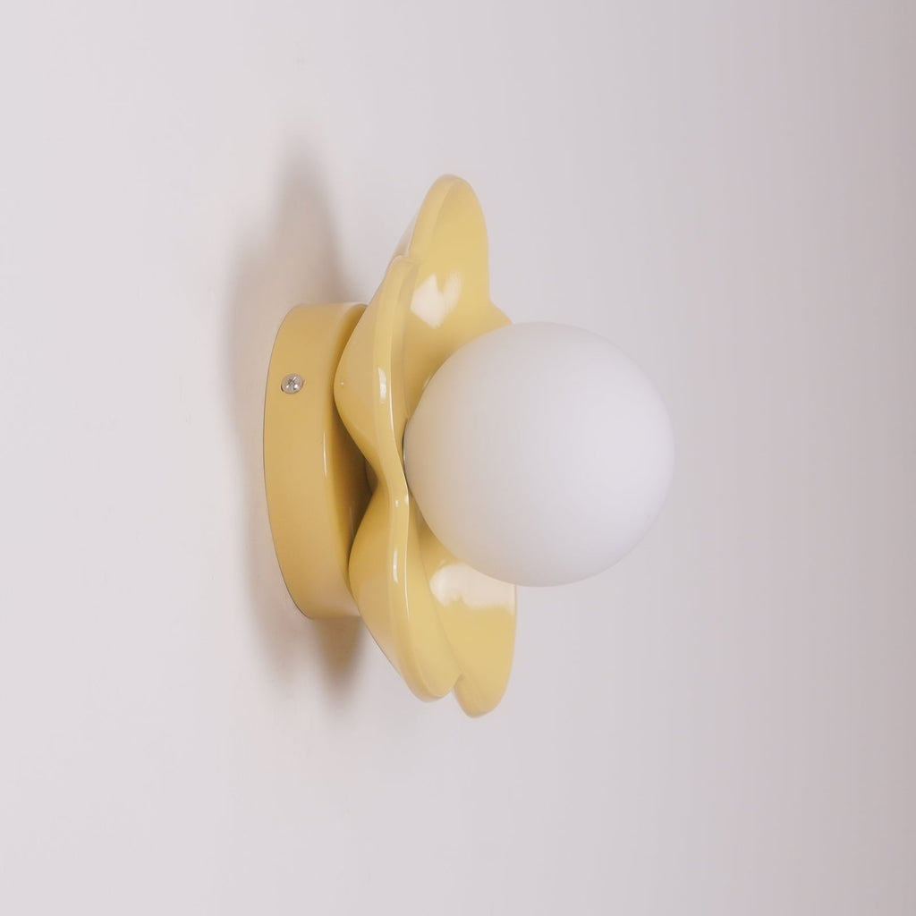 La Fleur Plug In Glass Wall Lamp — product view 13