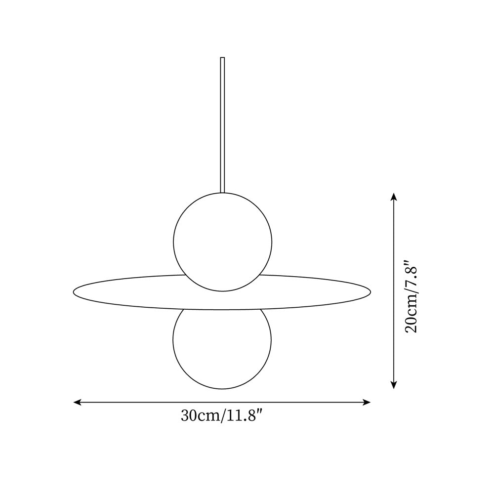 Sakyla Glass Pendant Lamp — product view 5