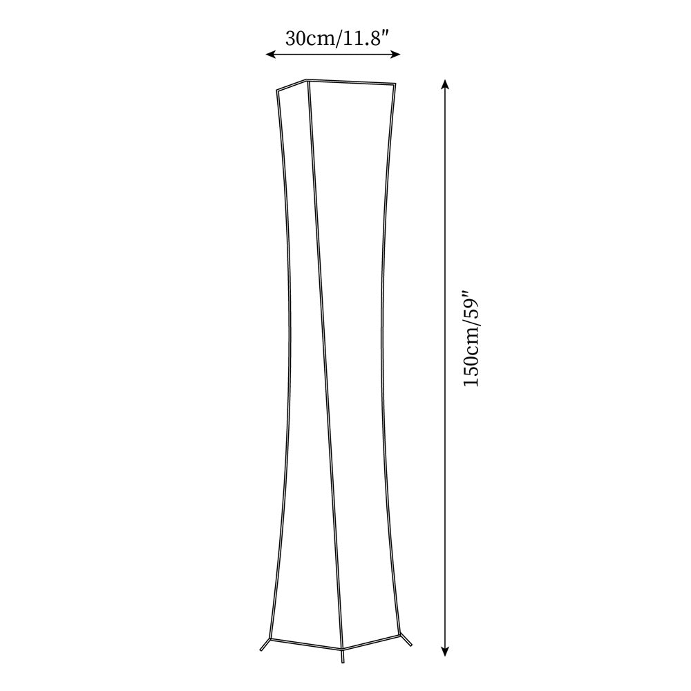 Saura Floor Lamp 11.8″- 59″ — product view 5
