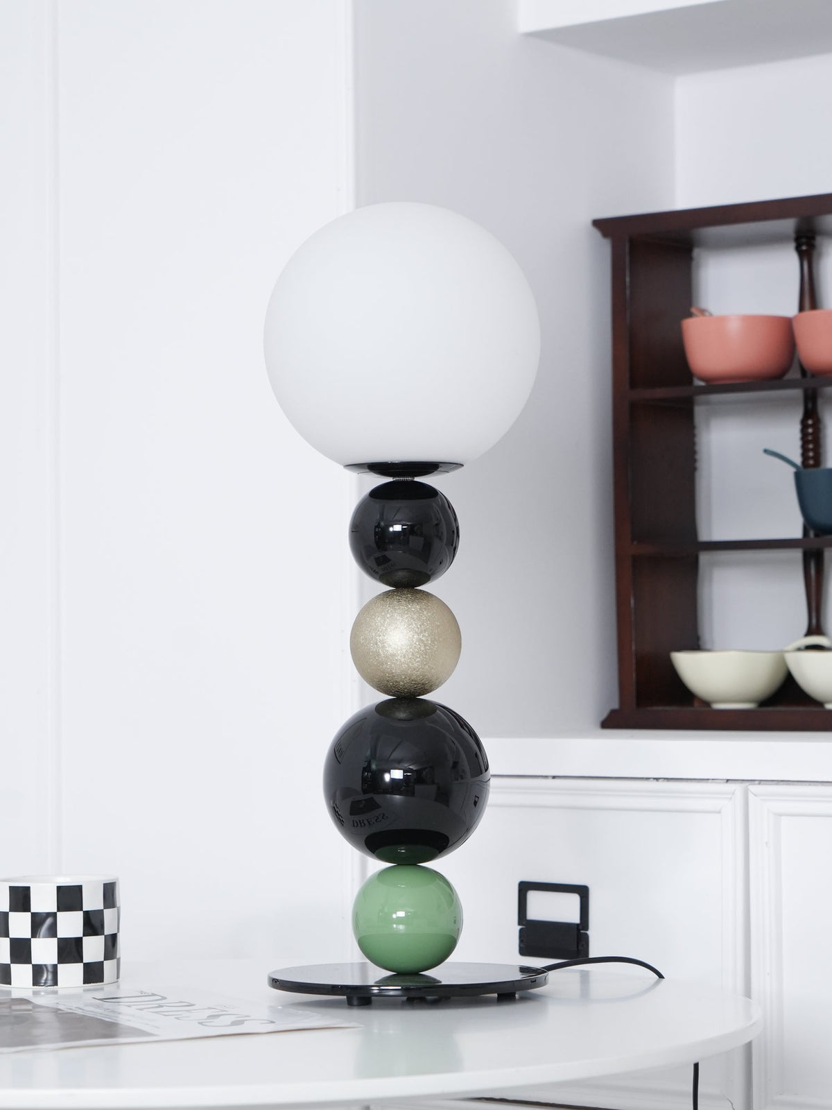 Sweetie Round Ball Glass Table Lamp — product view 9
