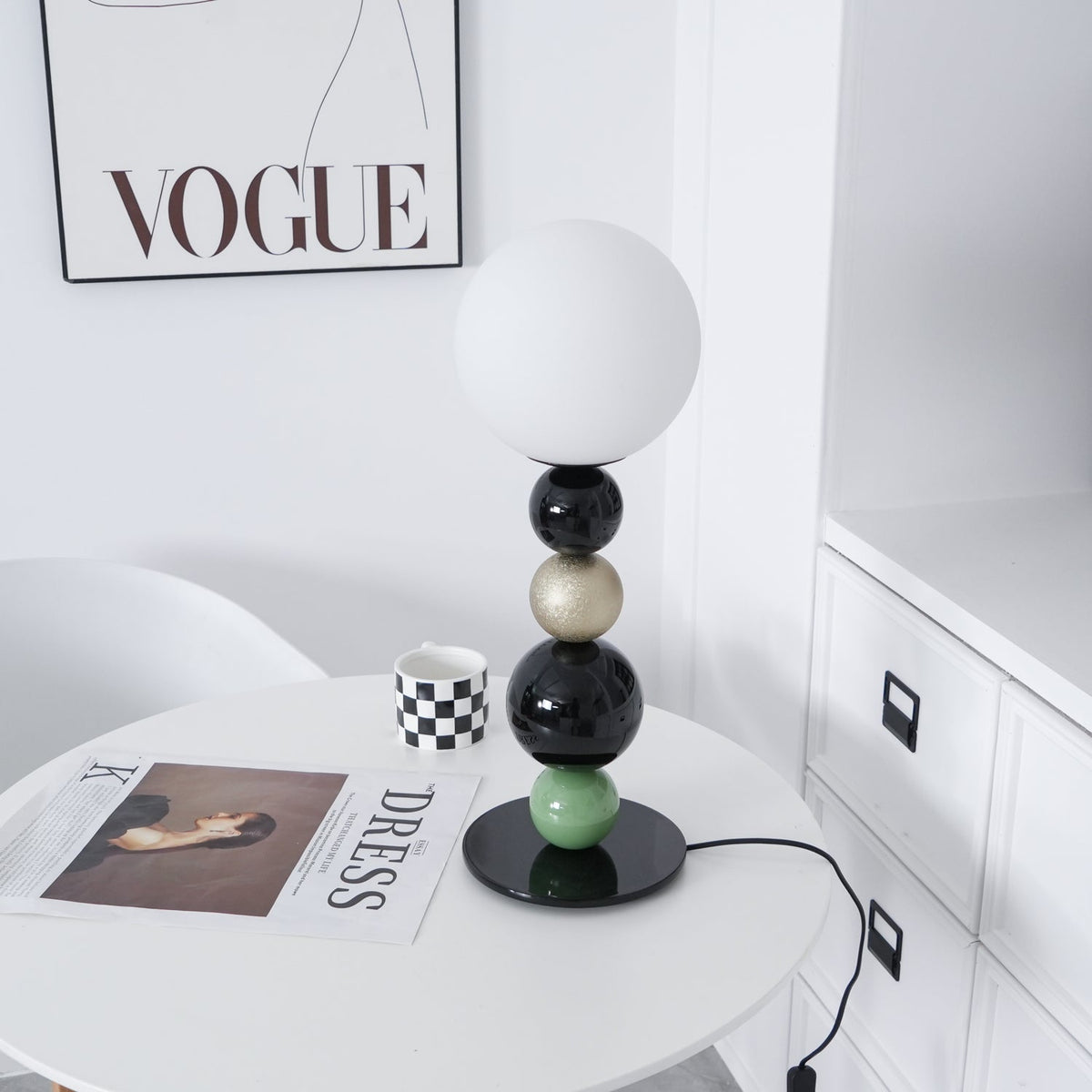 Sweetie Round Ball Glass Table Lamp — product view 13