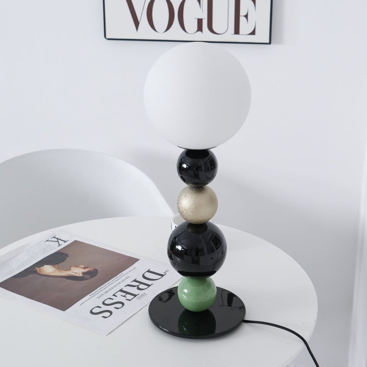 Sweetie Round Ball Glass Table Lamp — product view 14