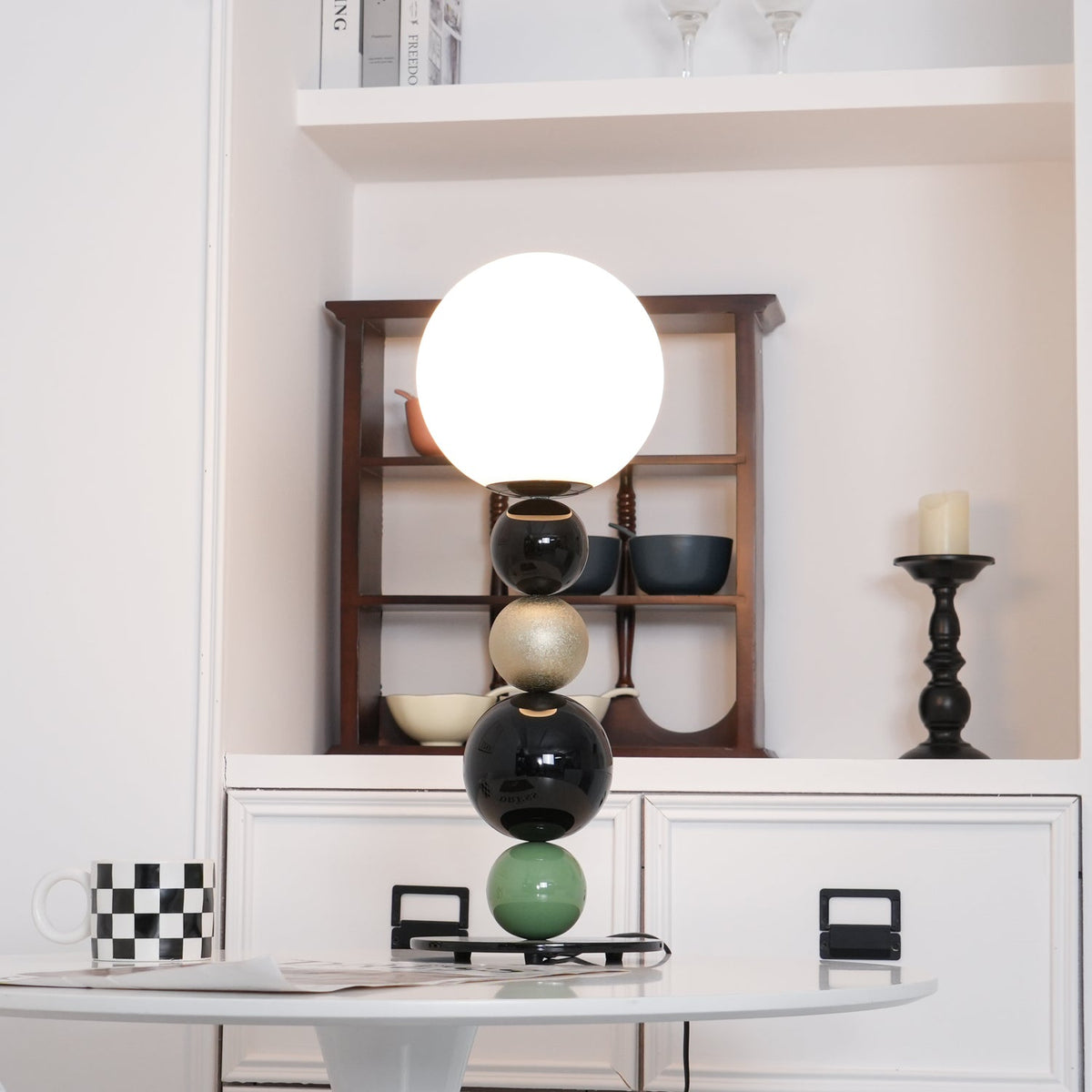 Sweetie Round Ball Glass Table Lamp — product view 18