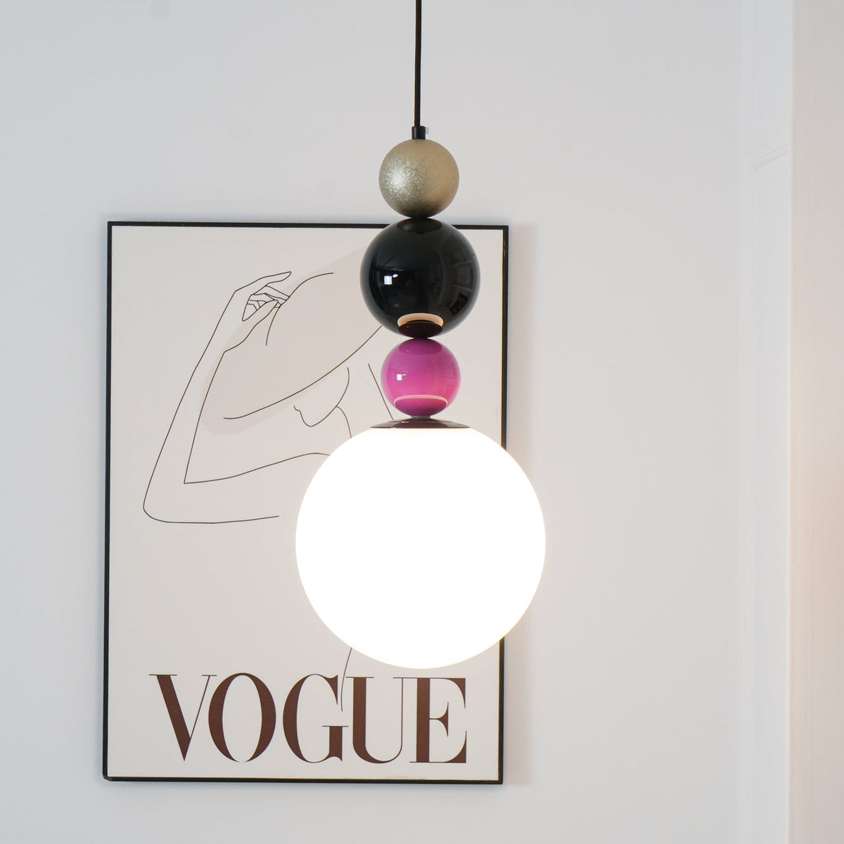 Sweetie Round Ball Glass Pendant Lamp — product view 2