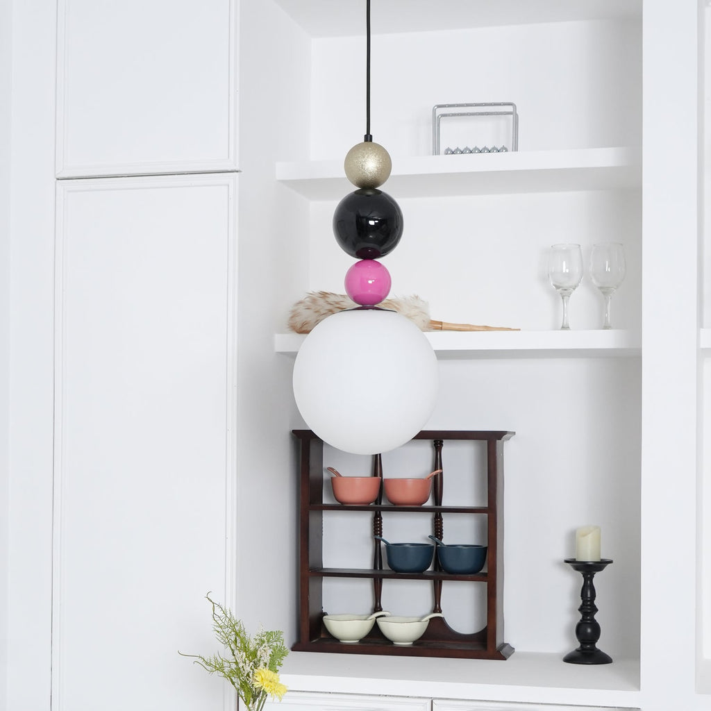 Sweetie Round Ball Glass Pendant Lamp — product view 3